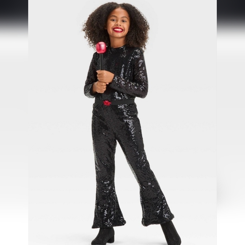 Kids' Pop Icon Halloween Costume Jumpsuit M - Hyde & EEK! Boutique